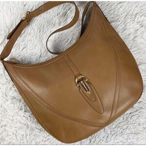 Gucci Tan Leather Hobo Bag
